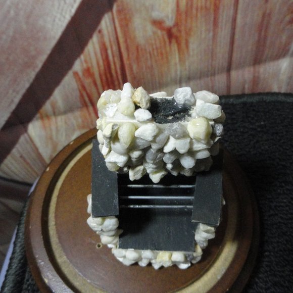 Doll House Mini Stone Grill Fire place,~Hand made? 3" tall, Cool look - Picture 2 of 6